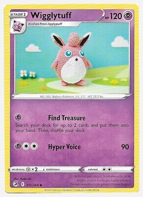 111/264 Wigglytuff (Fusion Strike) Pokemon card (English)