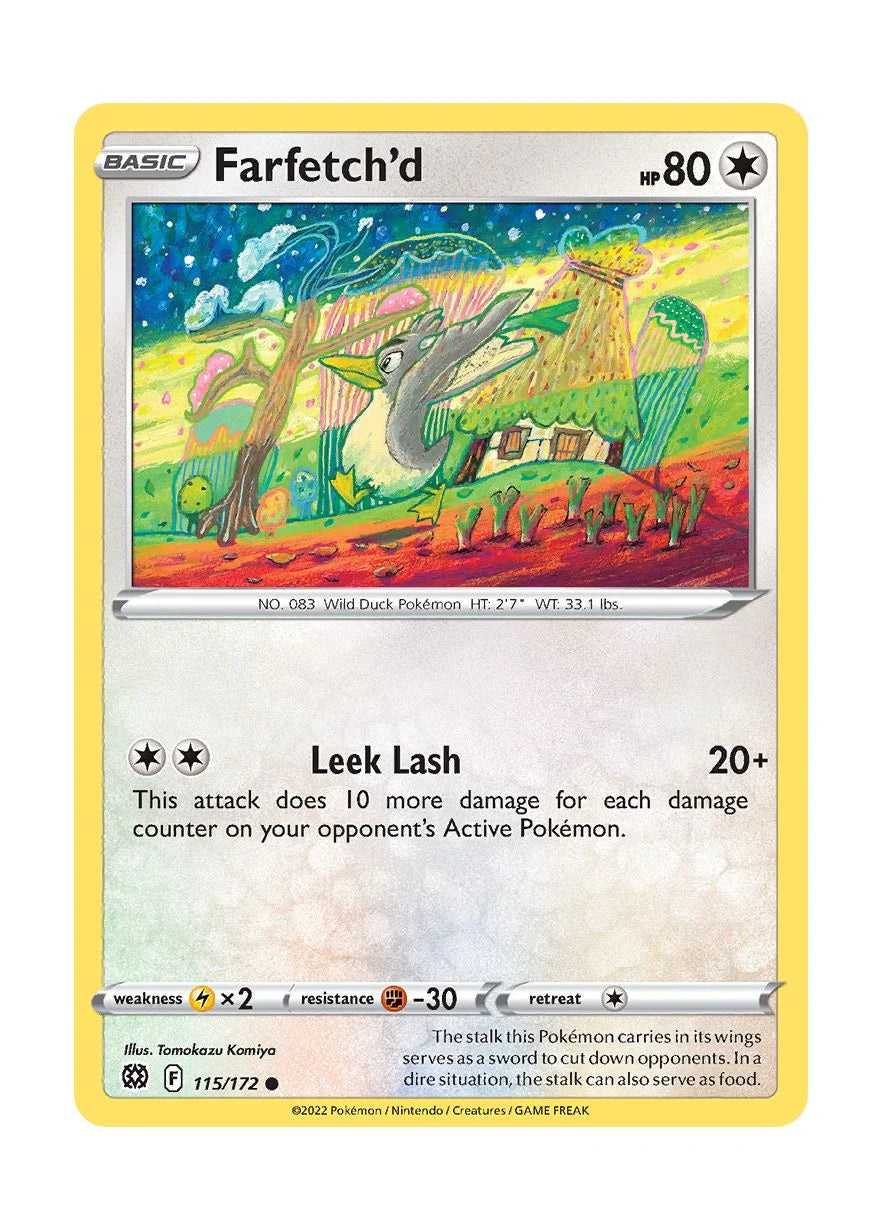 115/172 Farfetch'd (Brilliant Stars) Pokemon card (English)