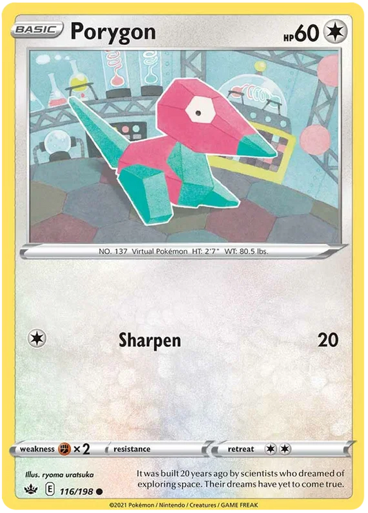 116/198 Porygon (Chilling Reign) Pokémon card (English)