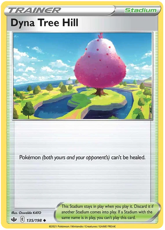 135/198 Dyna Tree Hill (Stadium) (Chilling Reign) Pokémon card (English)
