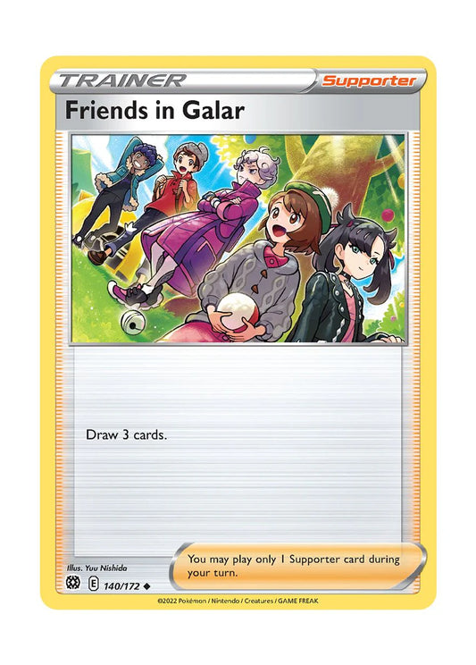 140/172 Friends in Galar (Supporter) (Brilliant stars) Pokemon card (English)