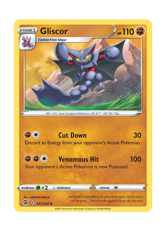 141/264 Gliscor (Fusion Strike) Pokemon card (English)