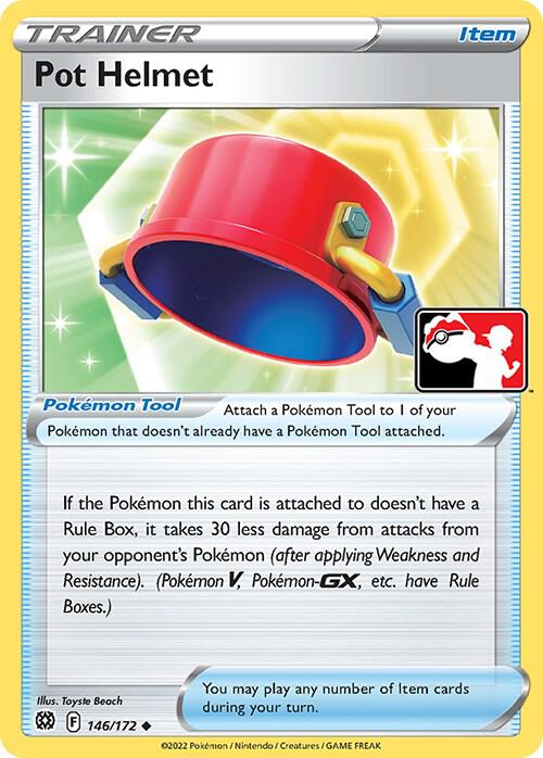 146/172 Pot Helmet (Item) (Brilliant Stars) Pokemon card (English)