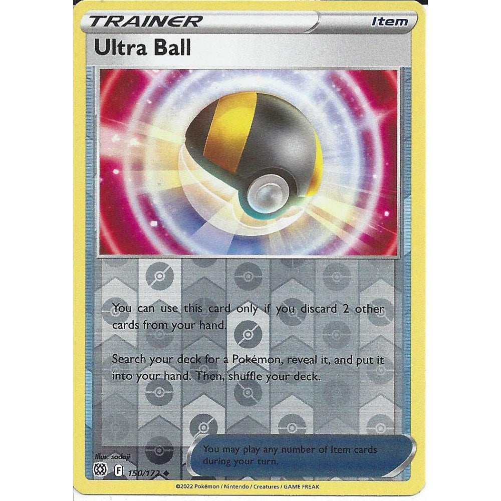 150/172 Ultra Ball (Reverse Holo) (Item) (Brilliant Stars) Pokemon card (English)