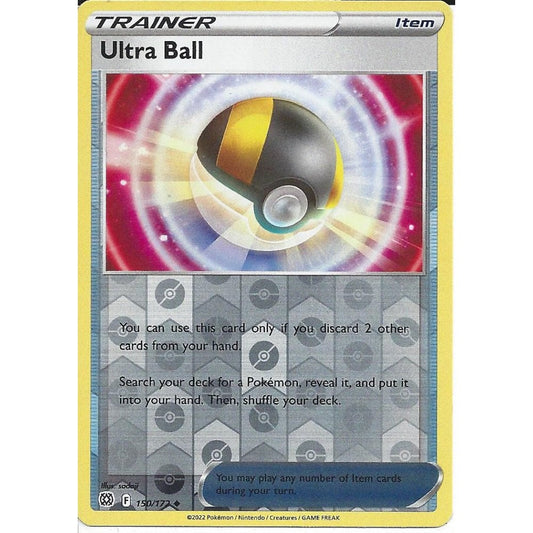 150/172 Ultra Ball (Reverse Holo) (Item) (Brilliant Stars) Pokemon card (English)