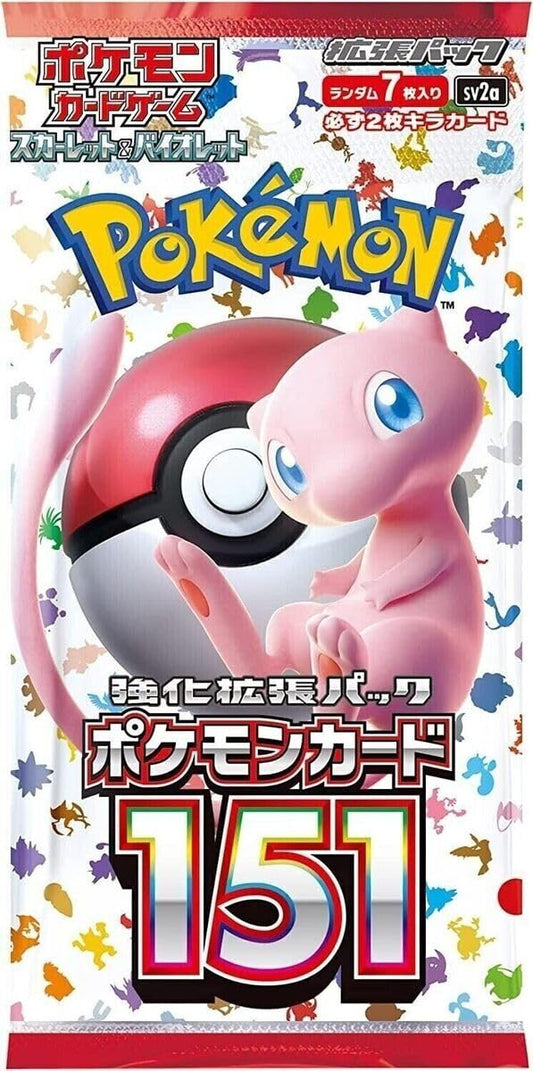 Pre Order! Pokémon Japanese 151 Booster Pack (SV2a) – Sealed Authentic Pokémon TCG Pack