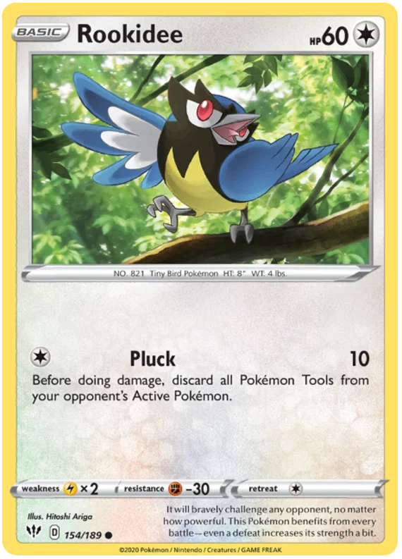 154/189 Rookidee (Darkness Ablaze) Pokemon card (English)