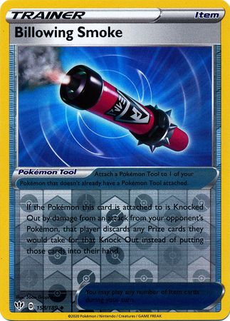 158/189 Billowing Smoke (Reverse Holo) (Darkness Ablaze) Pokemon card (English)