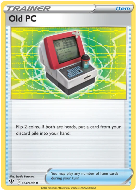164/189 Old PC (Darkness Ablaze) Pokemon card (English)