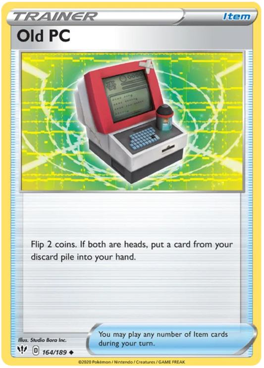 164/189 Old PC (Darkness Ablaze) Pokemon card (English)