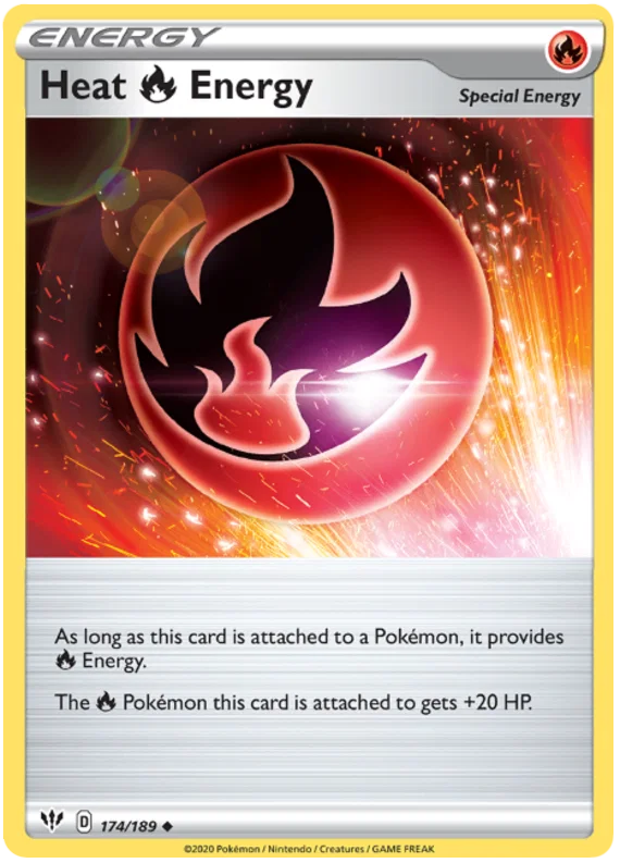 174/189 Heat Energy (Darkness Ablaze) Pokémon card (English)