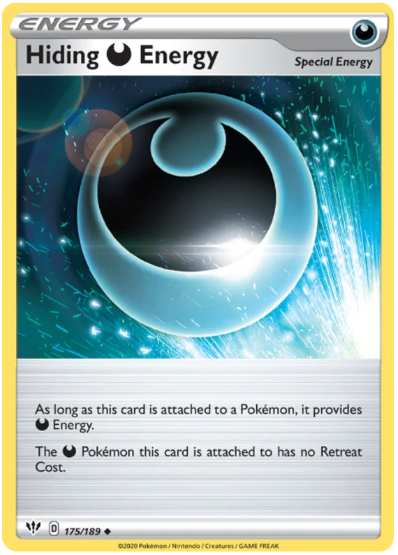 175/189 Hiding Energy (Darkness Ablaze) Pokémon card (English)