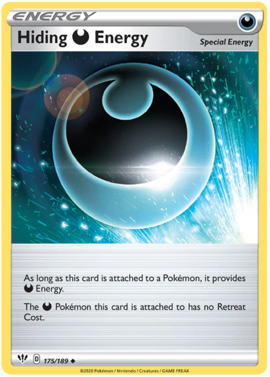 175/189 Hiding Energy (Darkness Ablaze) Pokémon card (English)