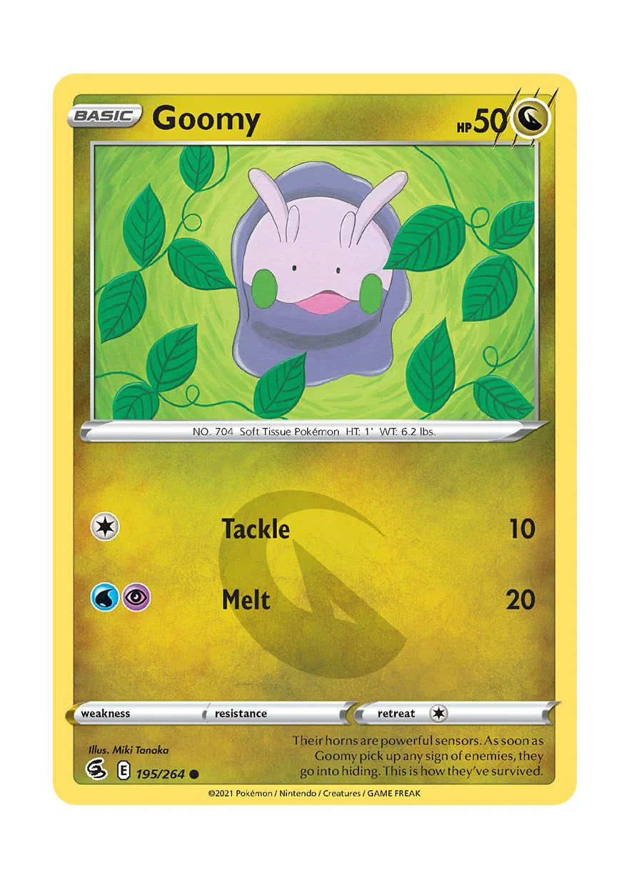 195/264 Goomy (Fusion Strike) Pokemon card (English)