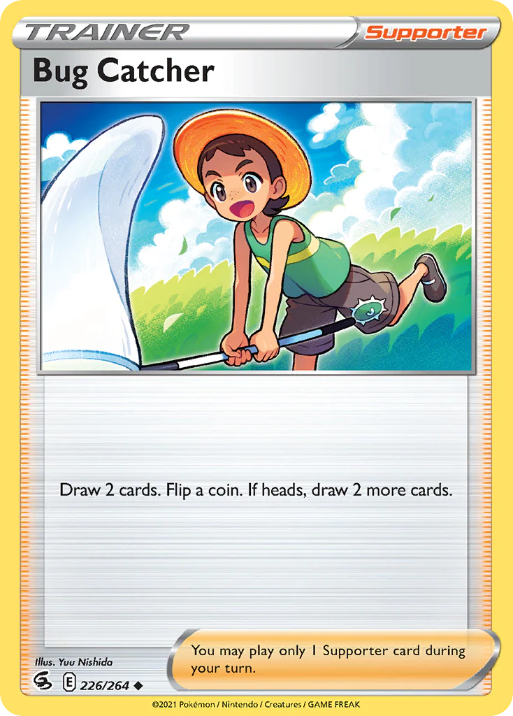 226/264 Bug Catcher (Fusion Strike) Pokemon card (English)