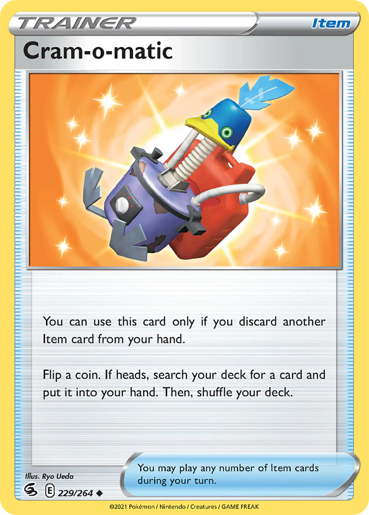 229/264 Cram-O-Matic (Fusion Strike) Pokemon card (English)