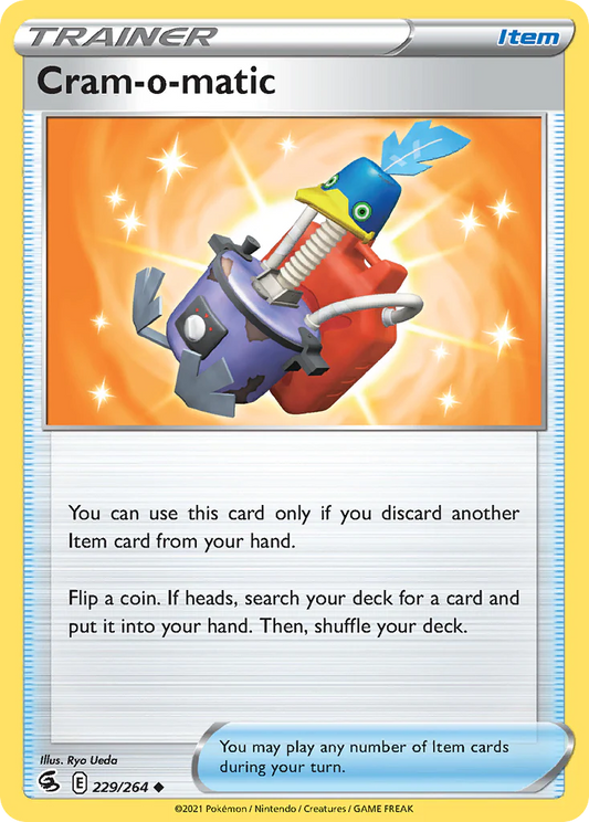229/264 Cram-O-Matic (Fusion Strike) Pokemon card (English)