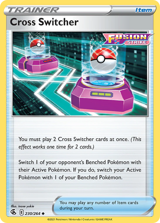 230/264 Cross Switcher (Fusion Strike) Pokemon card (English)