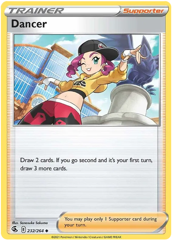 232/264 Dancer (Fusion Strike) Pokemon card (English)