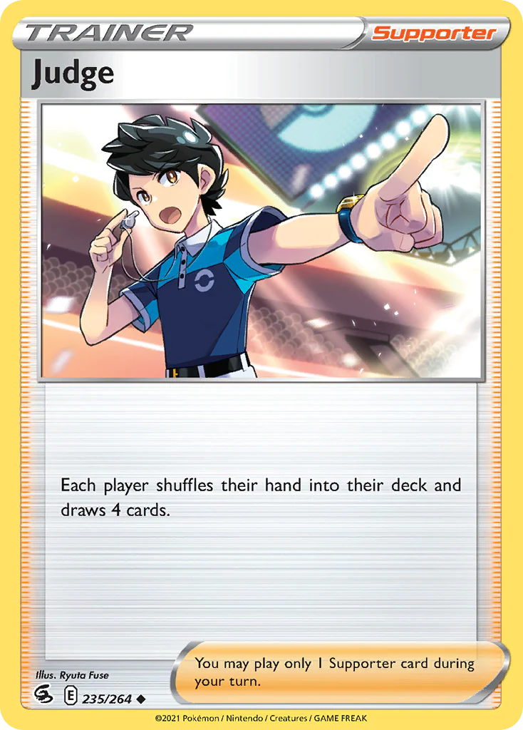 235/264 Judge (Fusion Strike) Pokemon card (English)