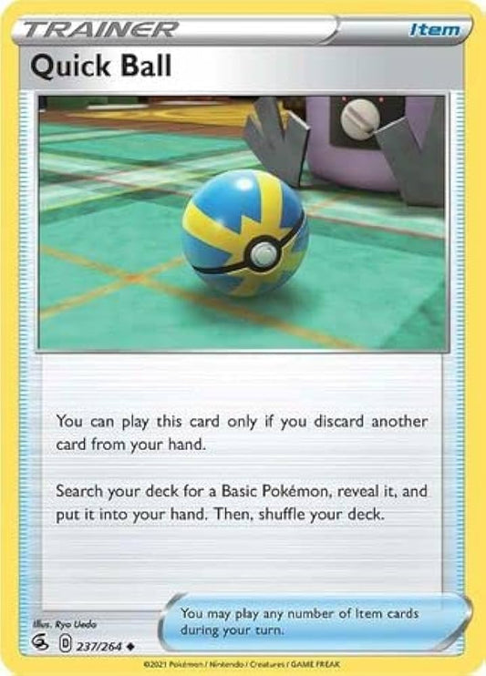 237/264 Quick Ball (Fusion Strike) Pokemon card (English)