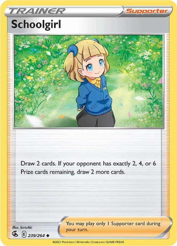 239/264 Schoolgirl (Fusion Strike) Pokemon card (English)