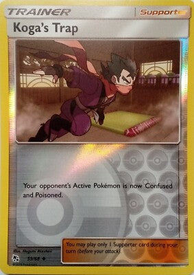 59/68 Koga's Trap (Reverse Holo) (Hidden Fates) Pokémon card (English)