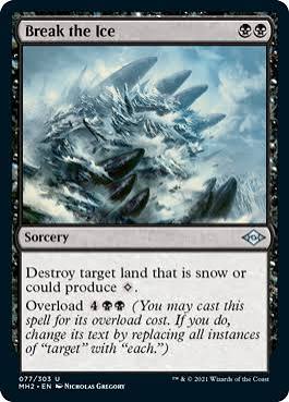Magic the gathering (Swamp) Break the Ice #077/303 - Modern Horizons 2 - MTG Card (English) Uncommon