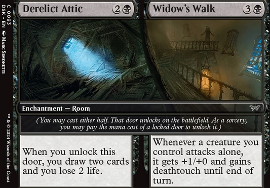 Magic the gathering (Swamp) Derelict // Widow's Walk #0093 - Duskmourn: House of Horror - MTG Card (English) Common