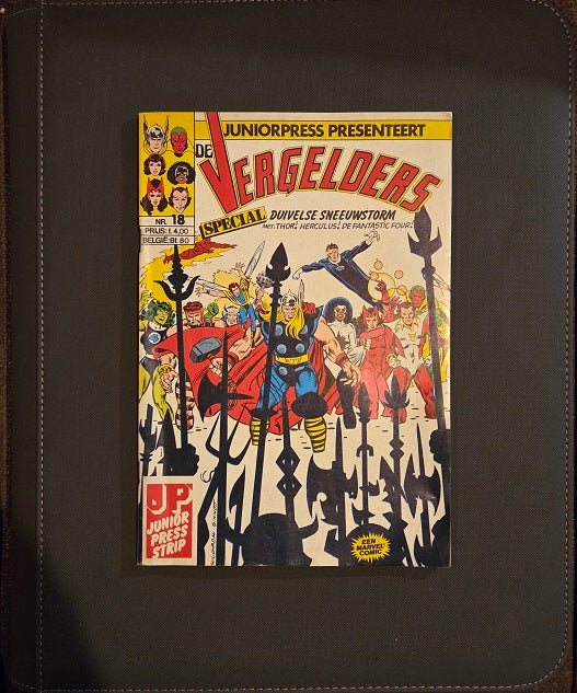 Marvel Juniorpress Presenteert: De Vergelders Nr. 18 (Special) – Duivelse Sneeuwstorm | Met Thor, Hercules & The Fantastic Four | Excellent Condition