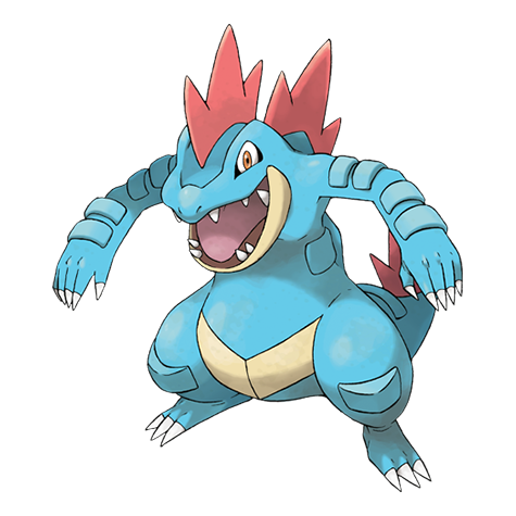 057/264 Feraligatr (Reverse Holo) (Fusion strike) Pokemon card (English)