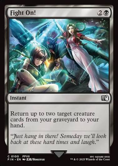 Magic the gathering (Swamp) Fight On! #0100 - FINAL FANTASY - MTG Card (English) Common