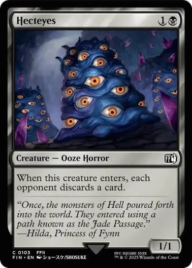 Magic the gathering (Swamp) Hecteyes #0103 - FINAL FANTASY - MTG Card (English) Common