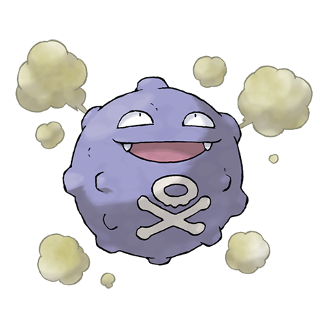 125/182 Team Rocket's Koffing (Reverse Holo) - Destined Rivals - Pokémon card (English)