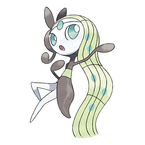 124/264 Meloetta (Rare) (Fusion Strike) Pokemon card (English)