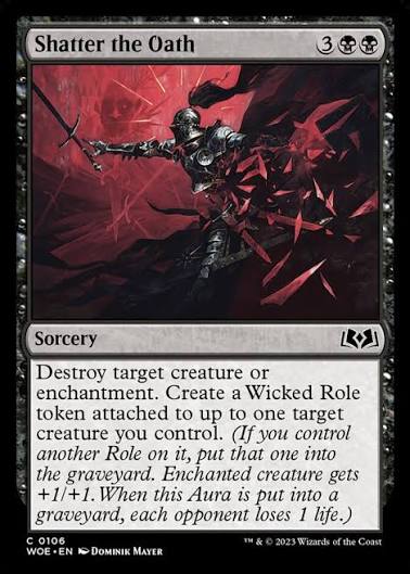 Magic the gathering (Swamp) Shatter the Oath #0106 - Wilds of Eldraine - MTG Card (English) Common