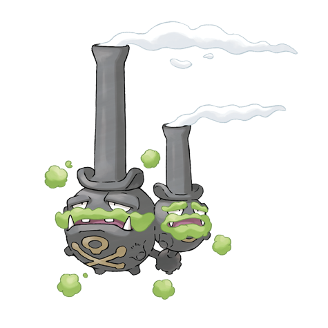 096/198 Galarian Weezing (Rare) (Chilling Reign) Pokémon card (English)