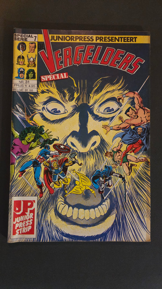 Marvel Juniorpress Presenteert: De Vergelders Special Nr. 31 – Special Serie 7 | Dutch Avengers Comic | Vintage Edition